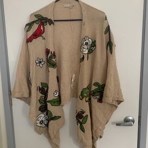 Alice + Olivia Beaded Poncho Cape